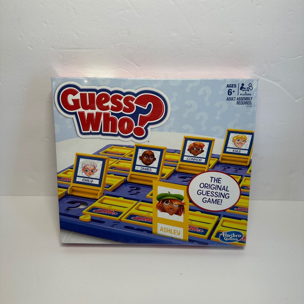 Hasbro Guess Who Board Game Kids Blue Red New Original Guessing‎ Game C2124